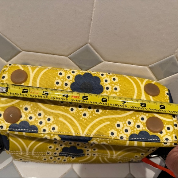 Orla Kiely Yellow and Blue Crossbody Bag - Picture 10 of 10